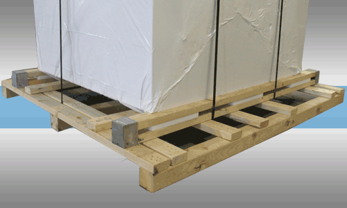 Shock-Absorbing Environmental Shipping Pallet
