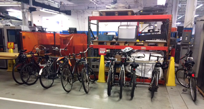 Thermotron bike rack